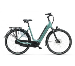 Batavus Finez E-go® Power 400wh Lageinstap Petrol Zilver Mat 48cm 2022