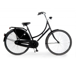 Unibike Omafiets Mat Zwart 50cm 2024
